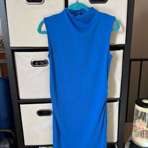Maternity Blue/Olive green Sleeveless Dress
